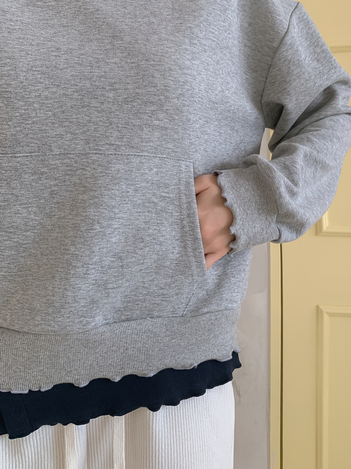 ハーフネックルーズ長袖スウェットトレーニング | 詳細画像8