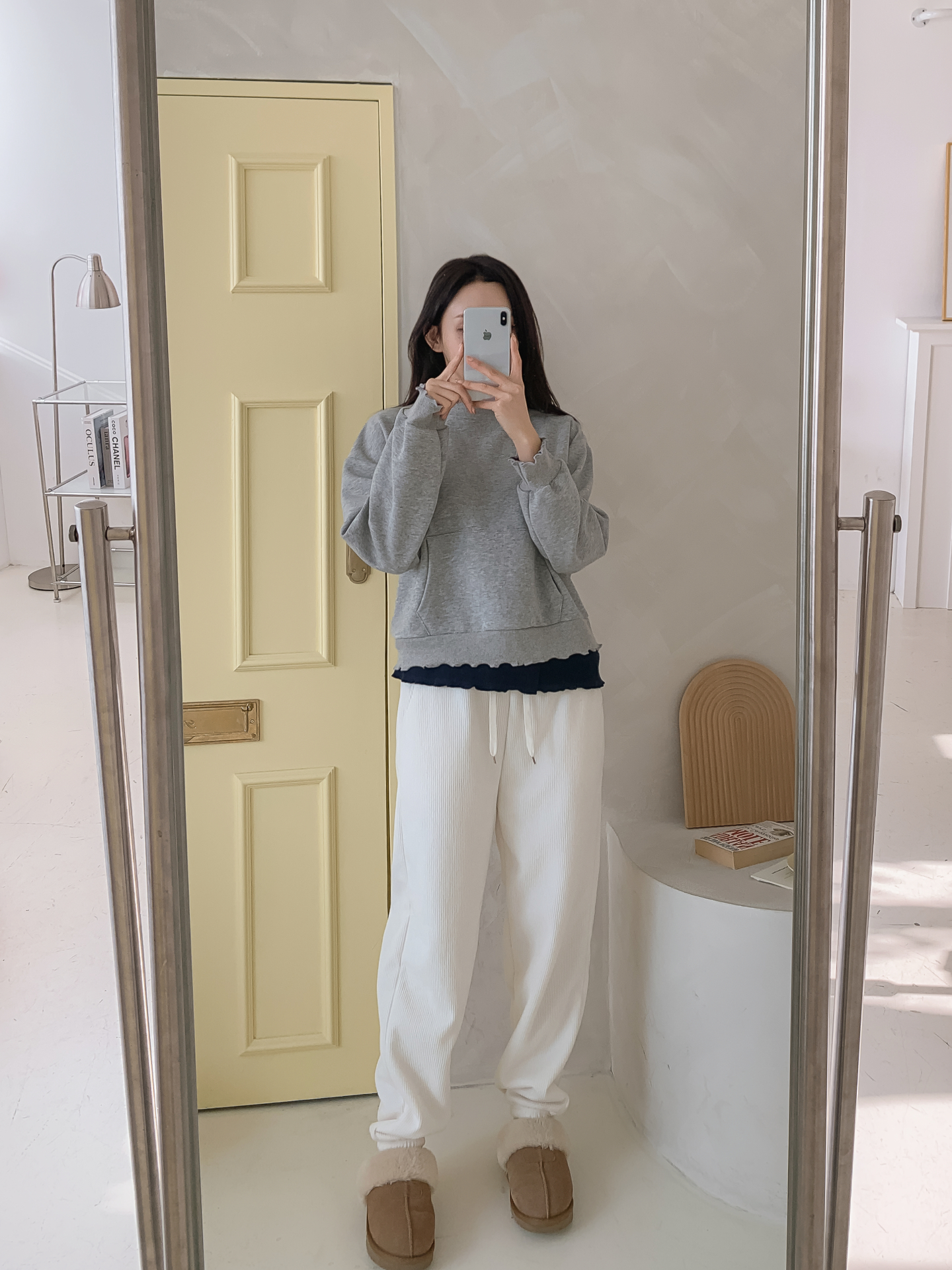 ハーフネックルーズ長袖スウェットトレーニング | 詳細画像14