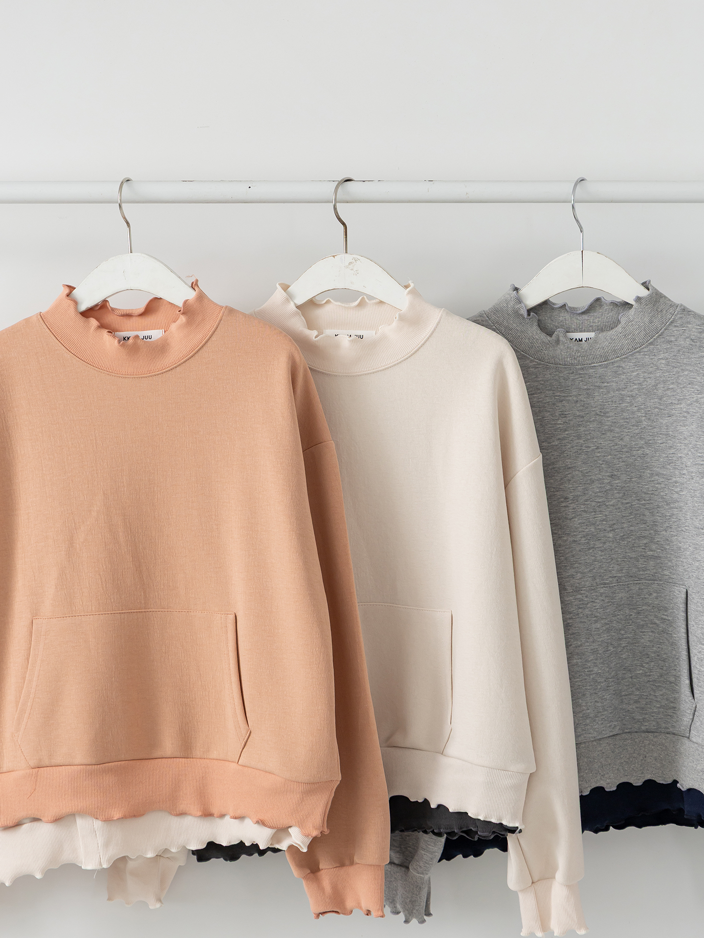 ハーフネックルーズ長袖スウェットトレーニング | 詳細画像32