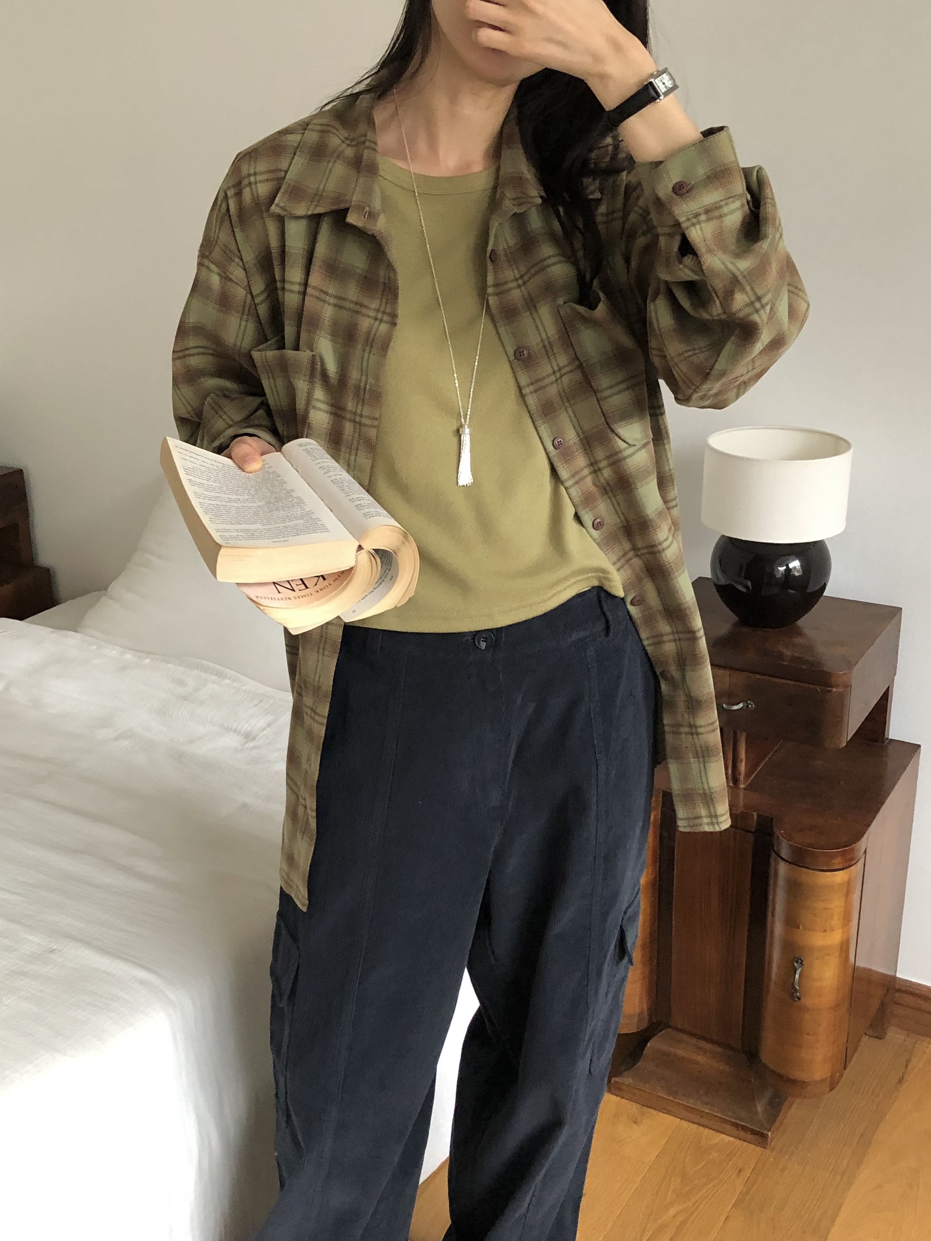 ラウンドネック半袖無地カラーTシャツ | 詳細画像14