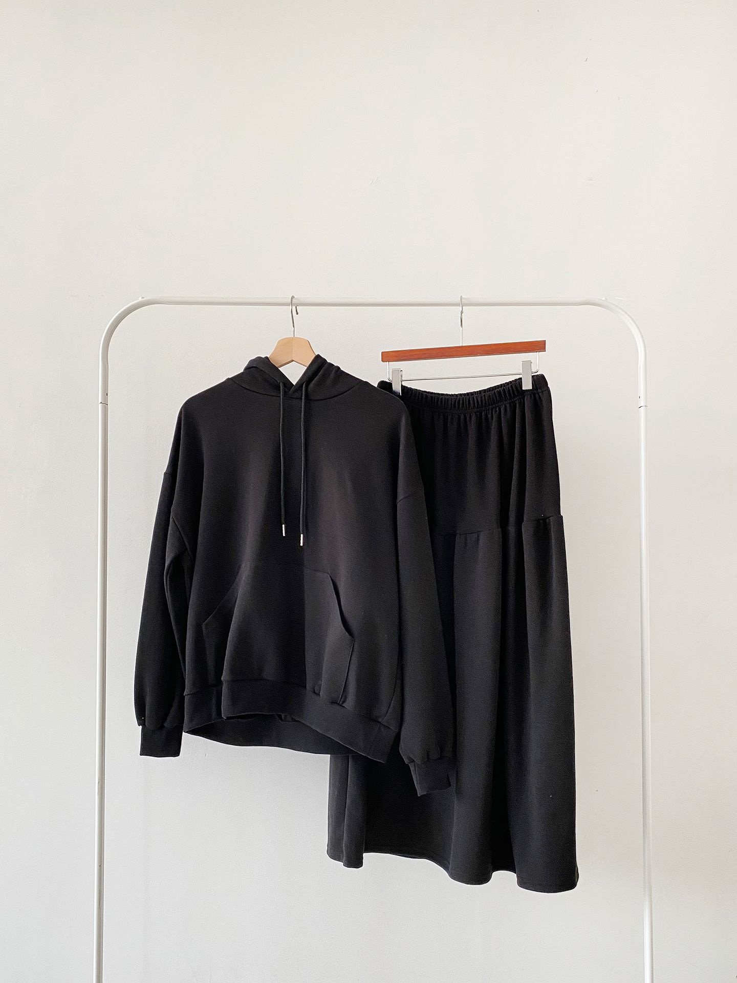 フードポケットウエストゴムロングカラーセットアップ | 詳細画像31