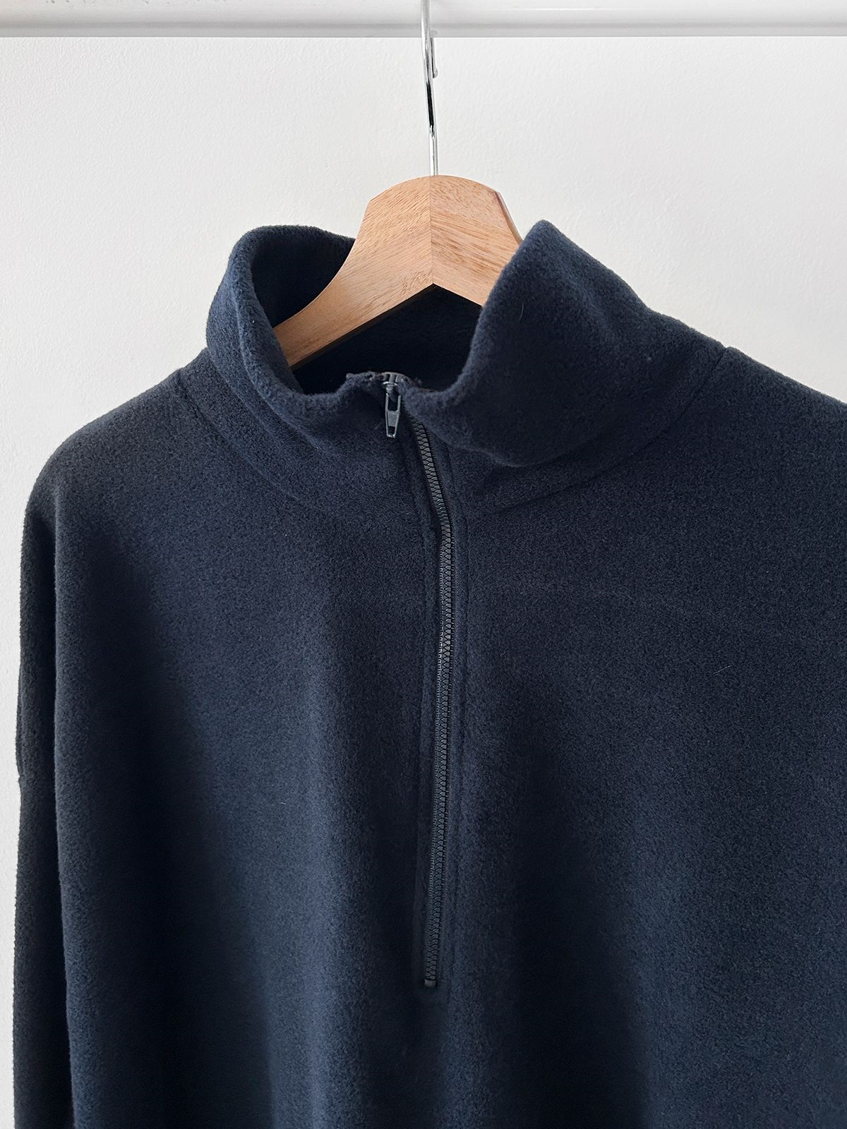 フリースハイネックハーフジップウエストゴムジョガーカラーセットアップ | 詳細画像39