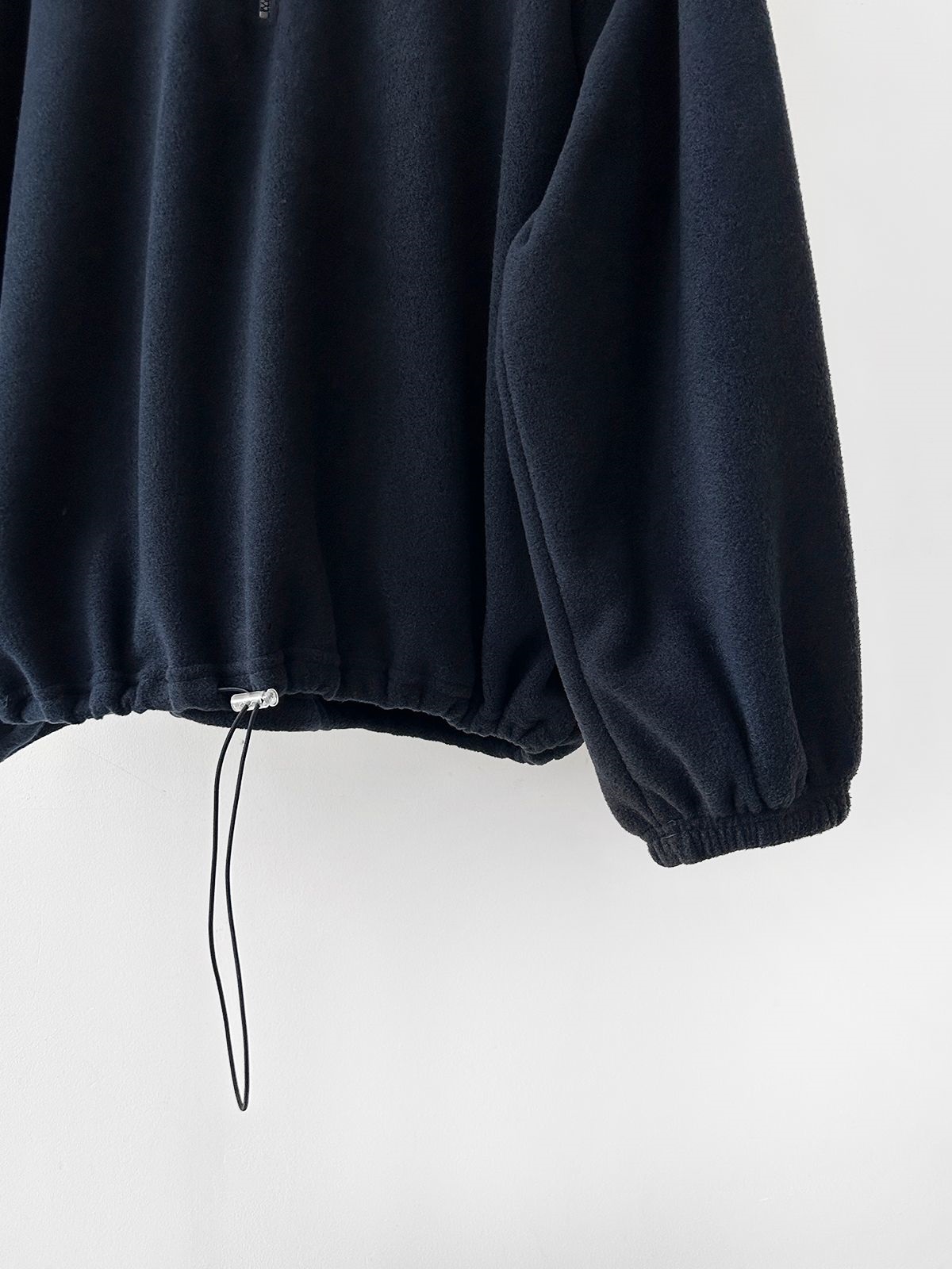 フリースハイネックハーフジップウエストゴムジョガーカラーセットアップ | 詳細画像40