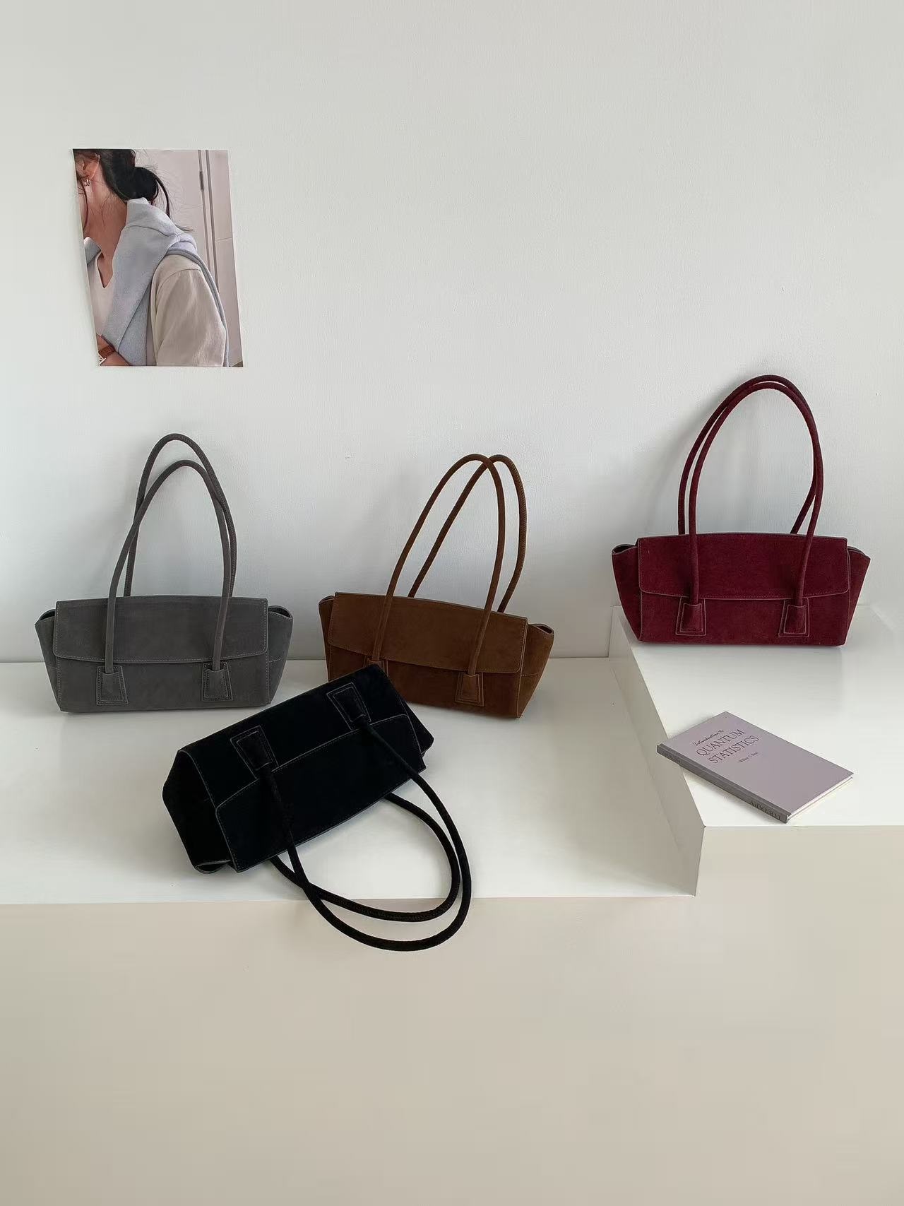 スエード調カラートートバッグ | 詳細画像5