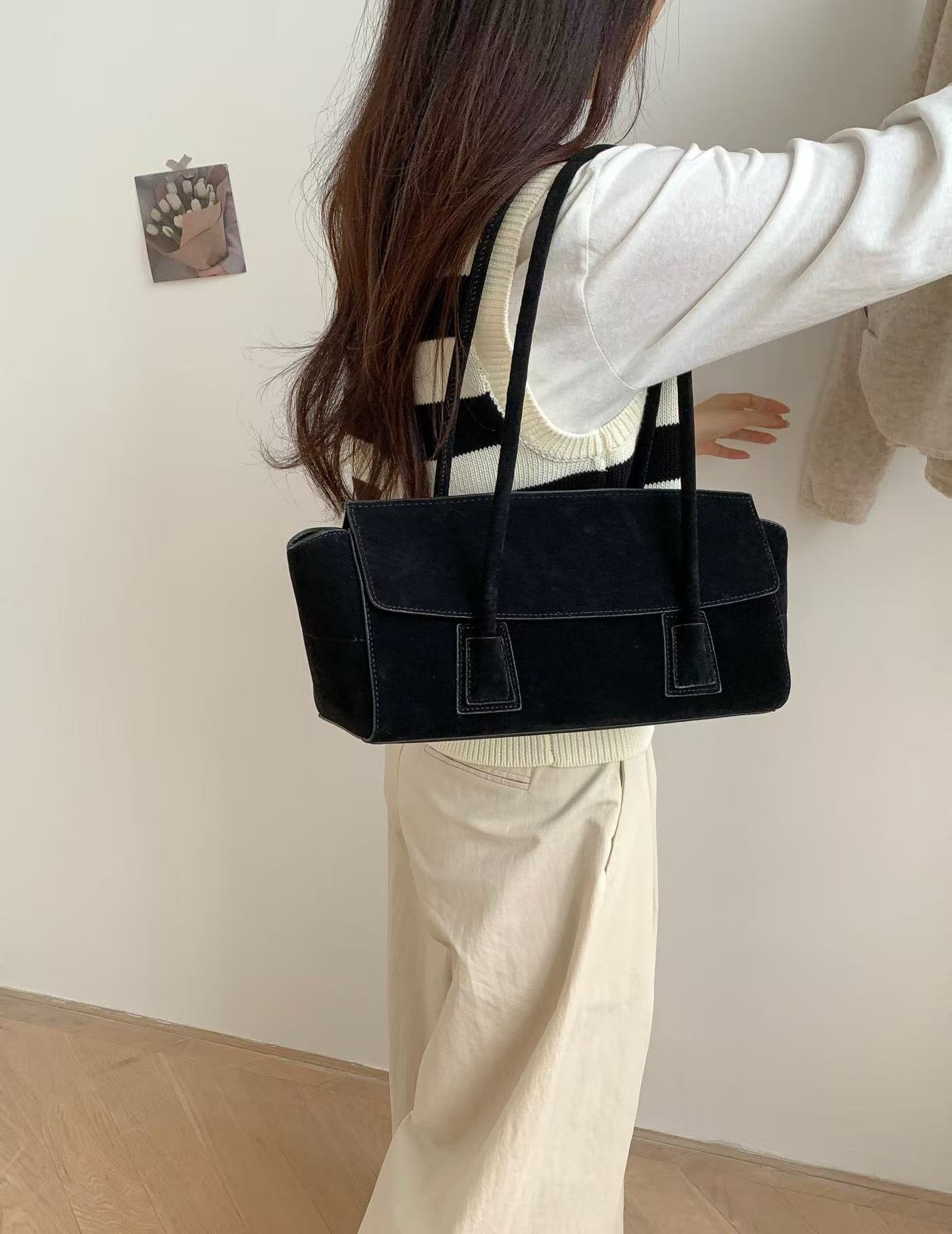 スエード調カラートートバッグ | 詳細画像10