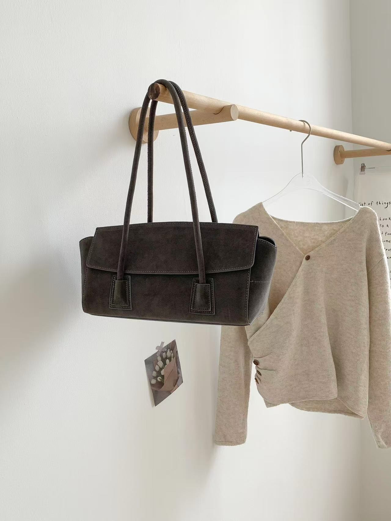 スエード調カラートートバッグ | 詳細画像12