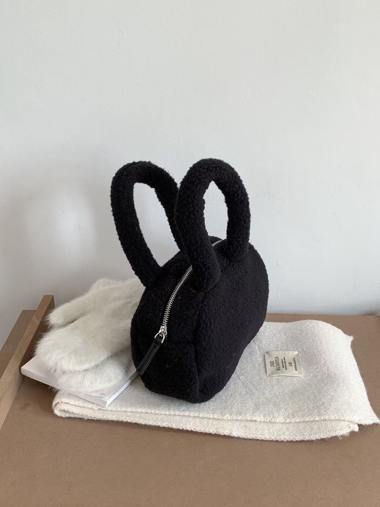 ボアカラーハンドバッグ | 詳細画像9