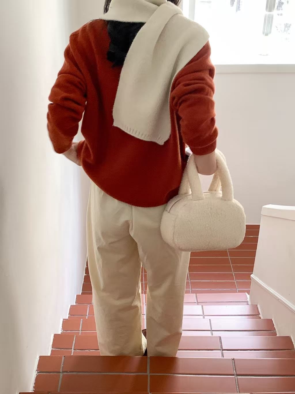 ボアカラーハンドバッグ | 詳細画像10