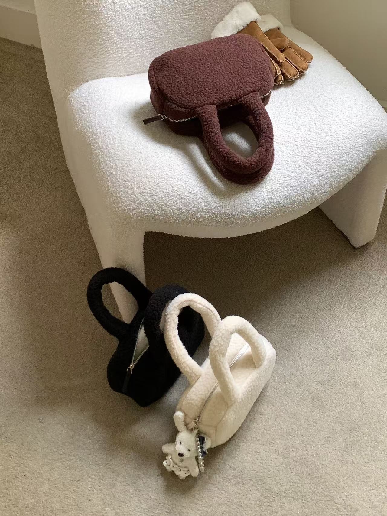 ボアカラーハンドバッグ | 詳細画像12