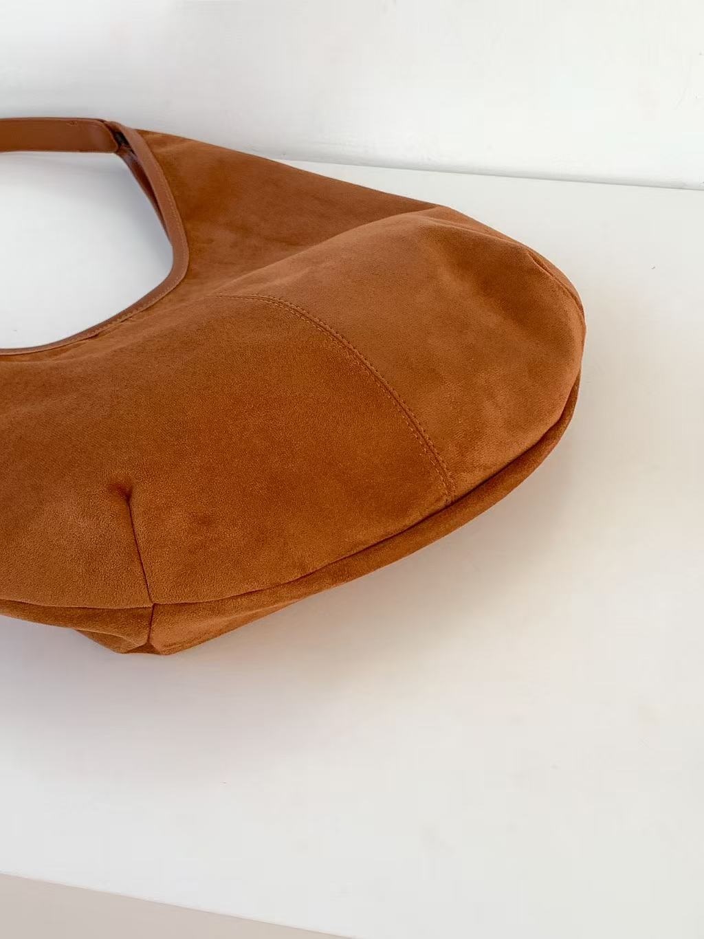 スエード調ベーシックカラートートバッグ | 詳細画像10