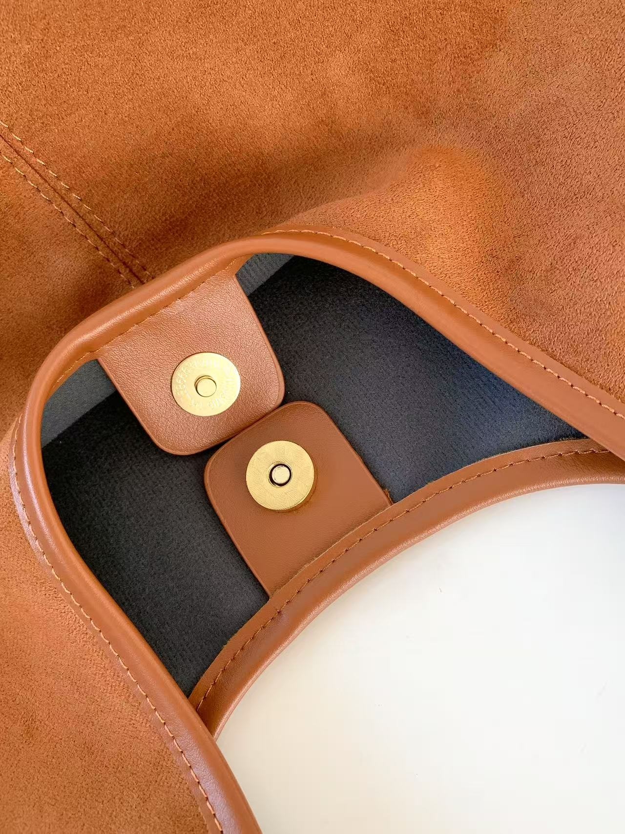 スエード調ベーシックカラートートバッグ | 詳細画像11