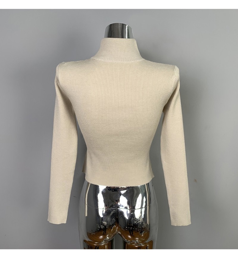 ボタンハーフネックアンバランスニット | 詳細画像13