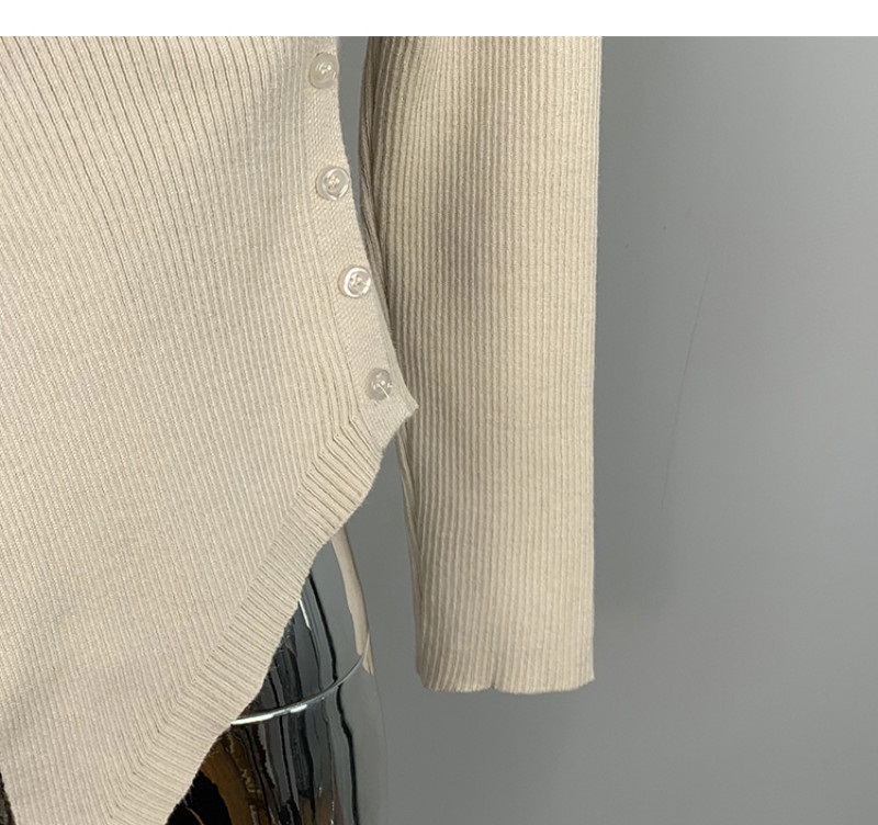 ボタンハーフネックアンバランスニット | 詳細画像17