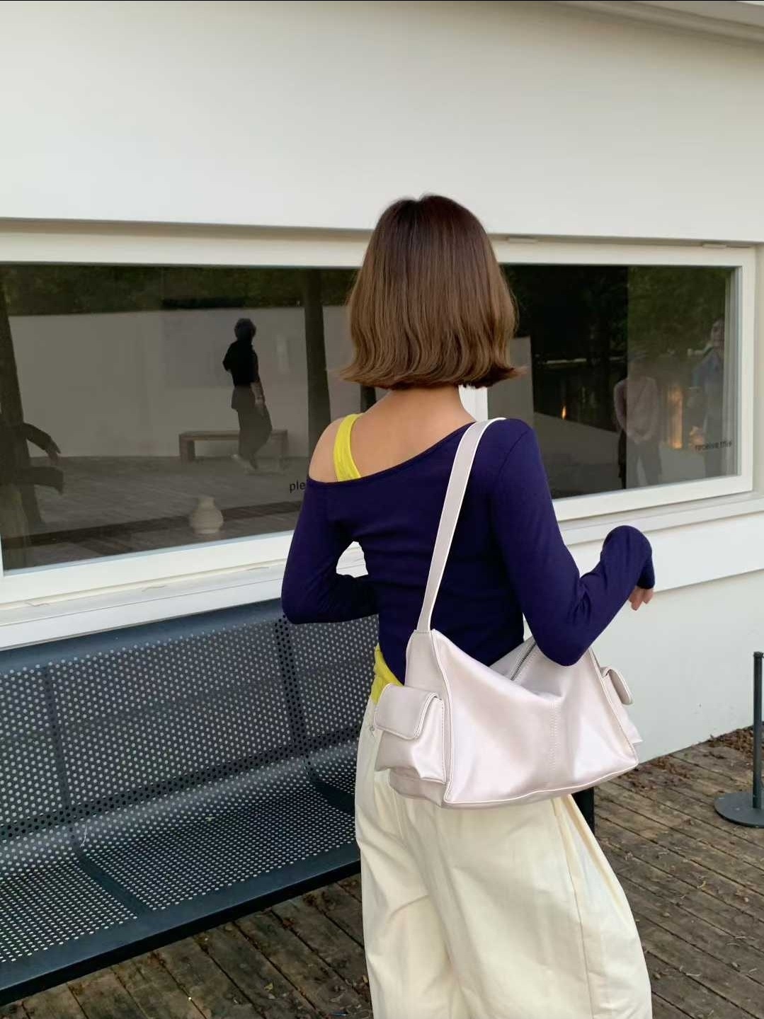 リボンカラーショルダーバッグ | 詳細画像3