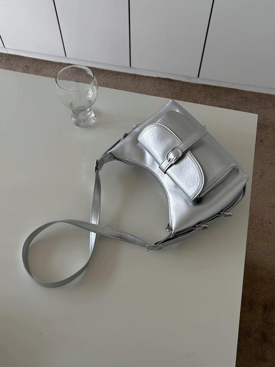 リボングロスカラーショルダーバッグ | 詳細画像13