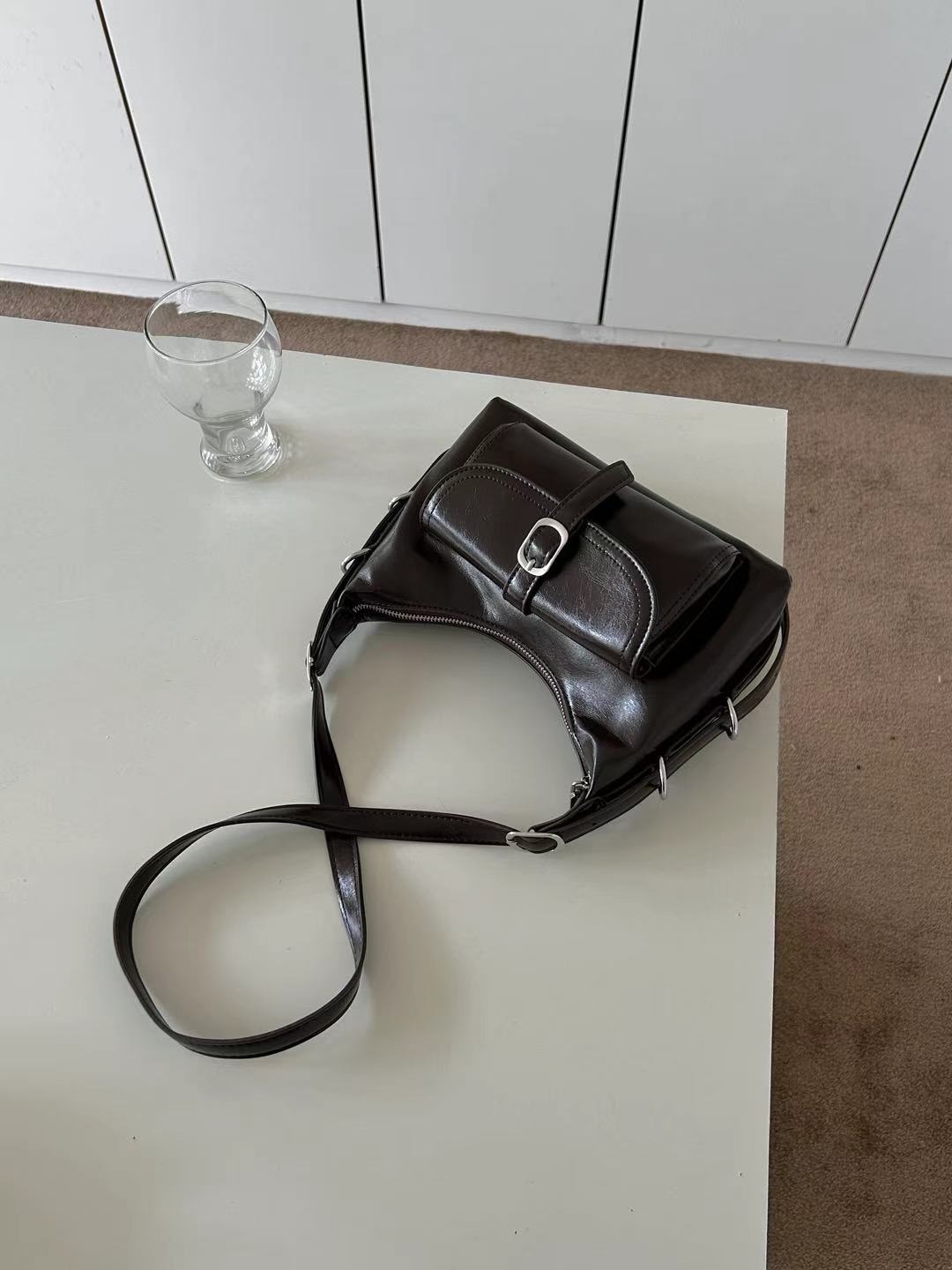 リボングロスカラーショルダーバッグ | 詳細画像14