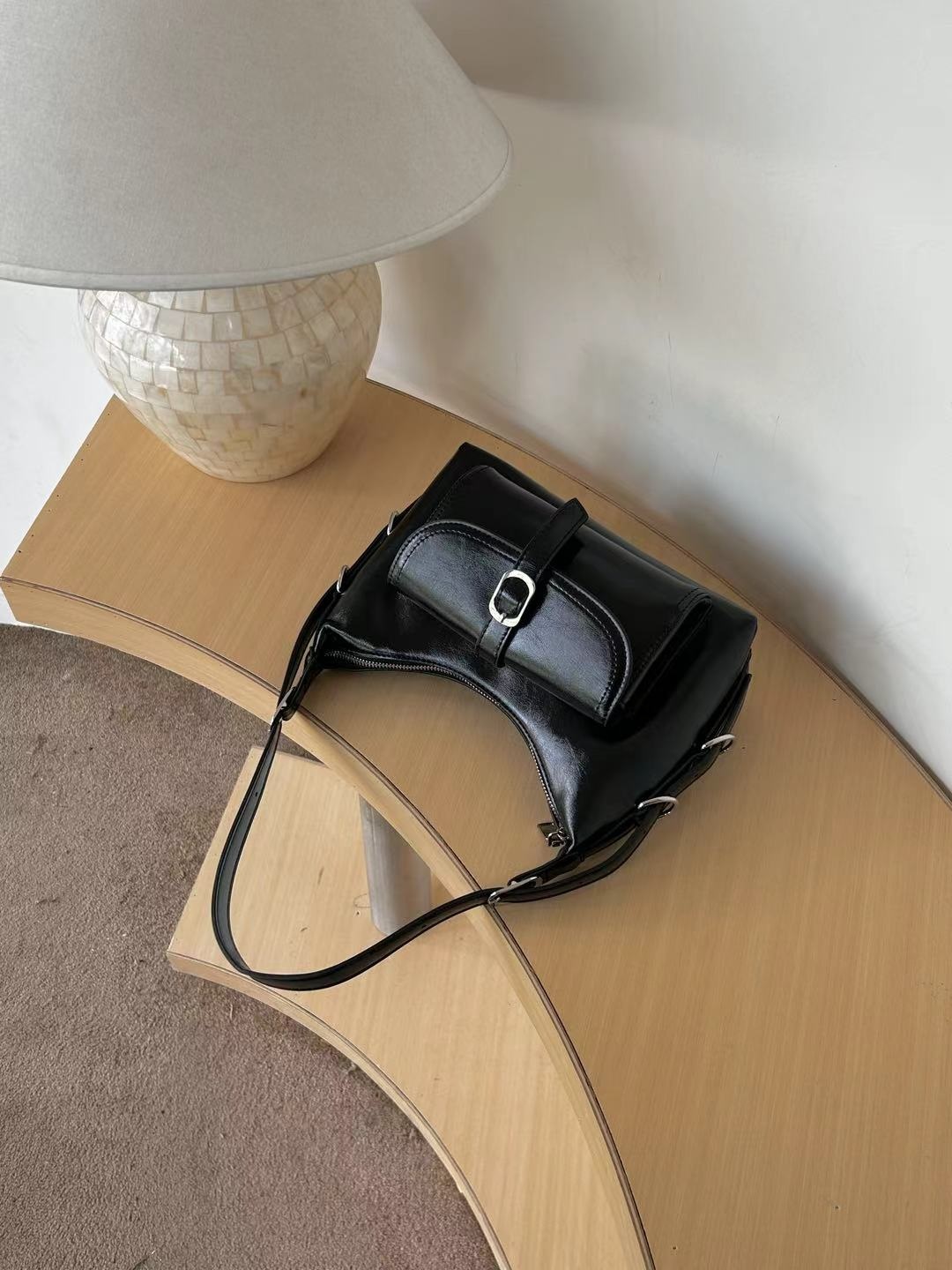 リボングロスカラーショルダーバッグ | 詳細画像16