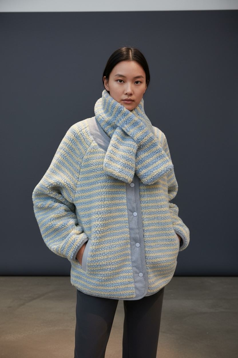 リバーシブルマフラー付ジャンパー | 詳細画像3