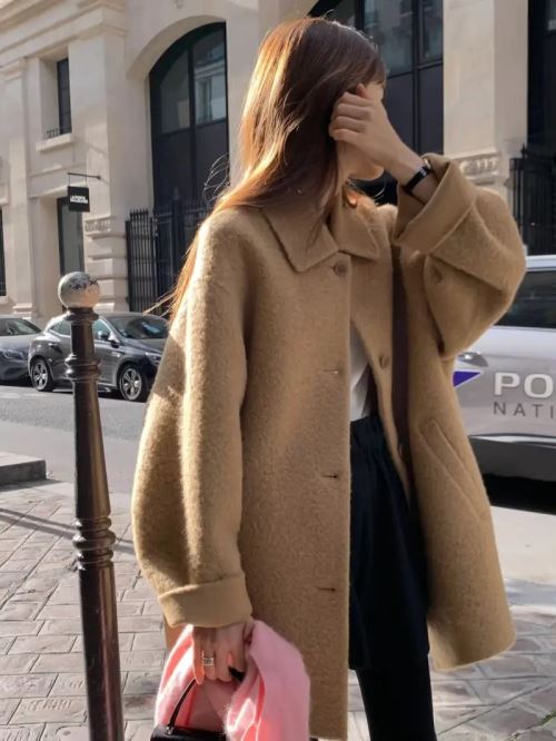 新品未使用タグ付き♡DHOLIC リボンネックエコファー付きウールコート エコファー付リボンネックハーフコート | レディースファッション通販