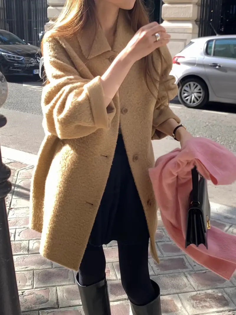 ボタンルーズコート | 詳細画像3