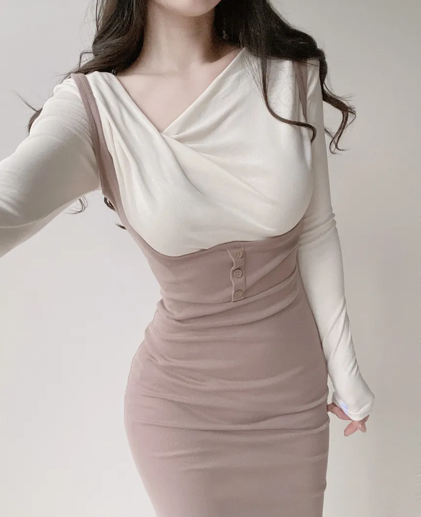 ドレープシャーリングスリムTシャツ | mirangmirang | 詳細画像17