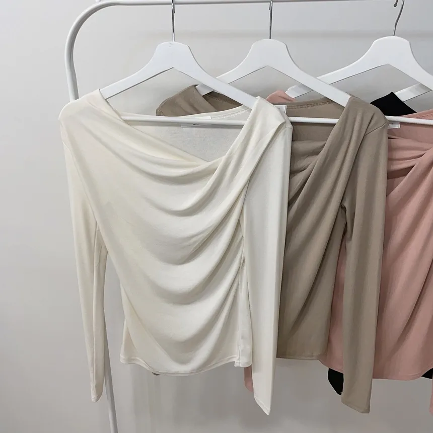 ドレープシャーリングスリムTシャツ | mirangmirang | 詳細画像68