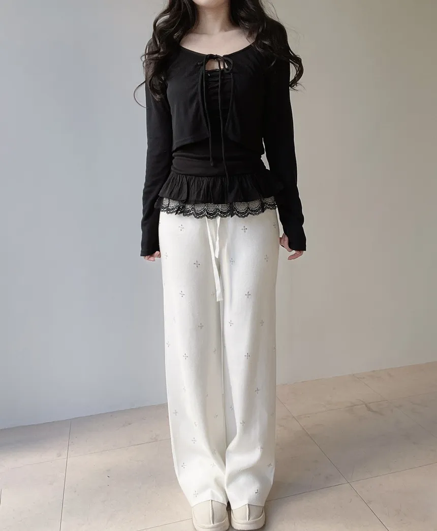 キュービックドローストリングパンツ | mirangmirang | 詳細画像16