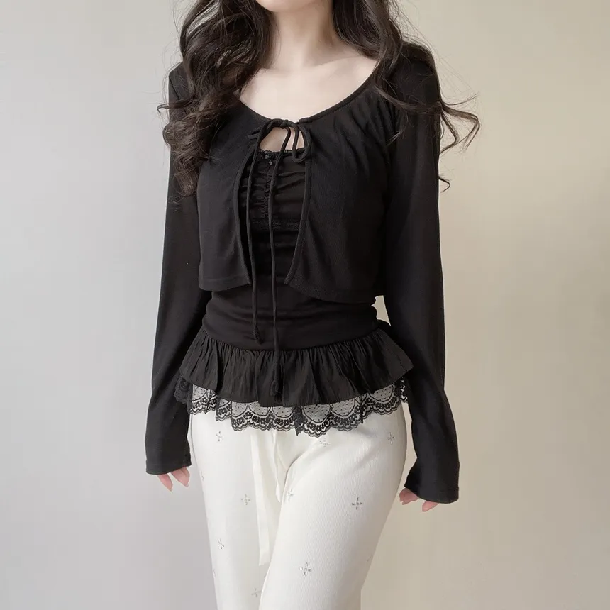 キュービックドローストリングパンツ | mirangmirang | 詳細画像23