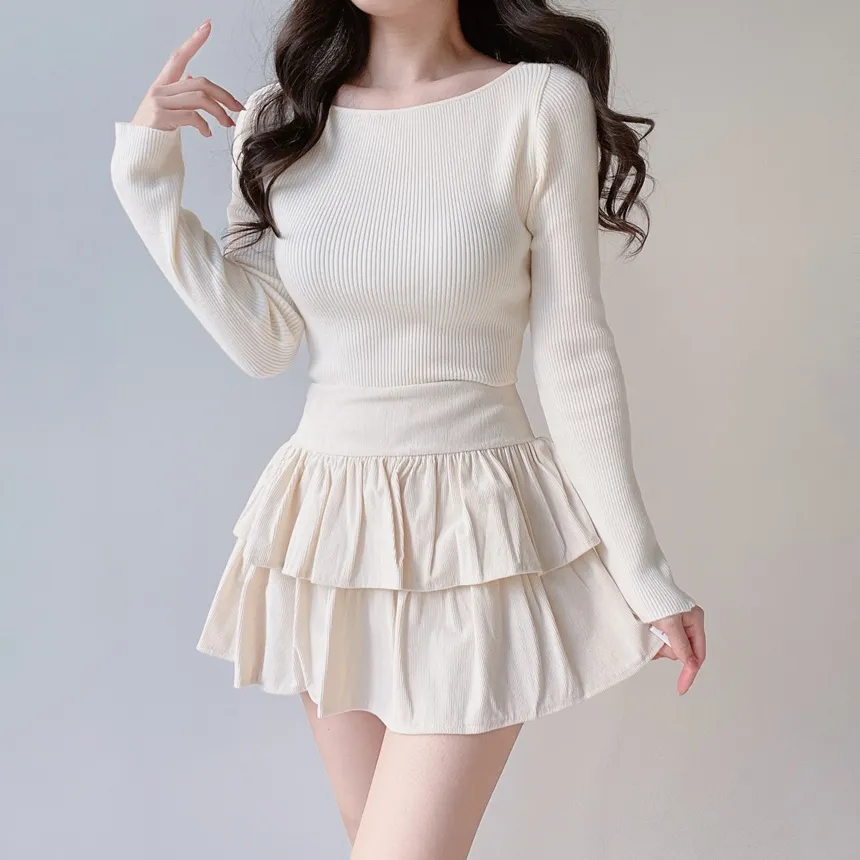 ラウンドネックノルディックカーディガン | mirangmirang | 詳細画像7