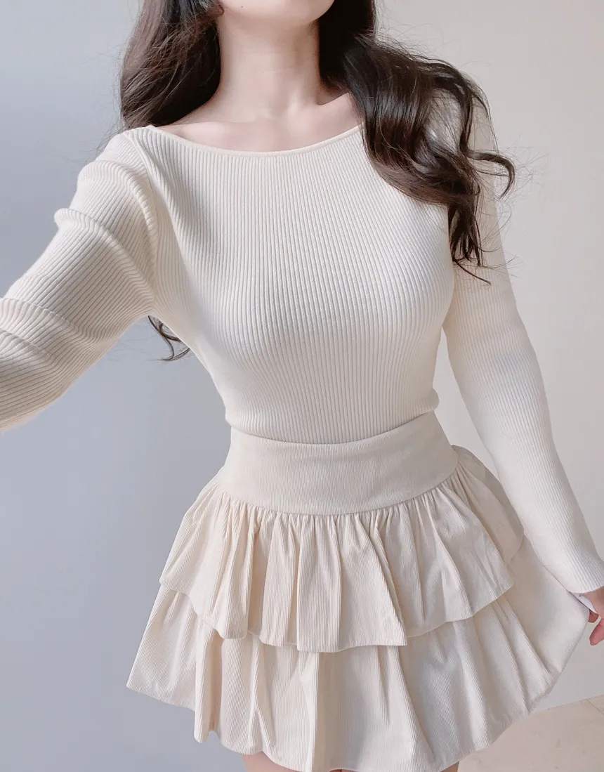 ラウンドネックノルディックカーディガン | mirangmirang | 詳細画像9