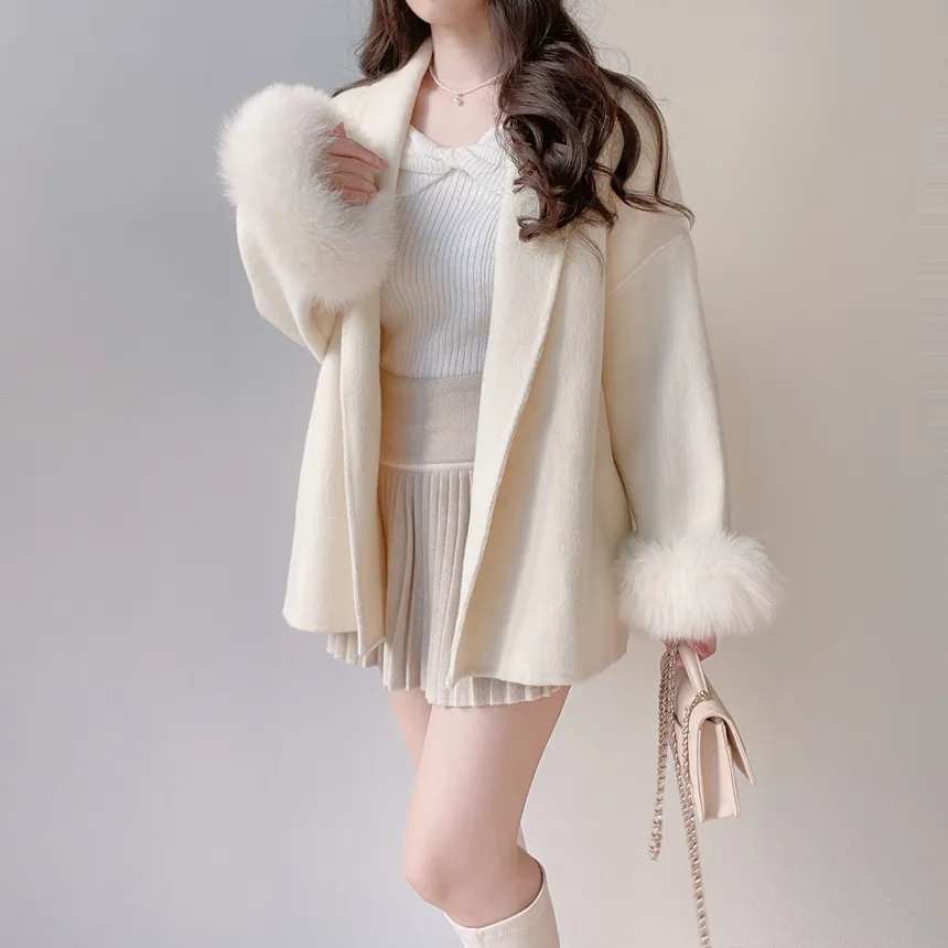 オフショルダーツイストニット | mirangmirang | 詳細画像8