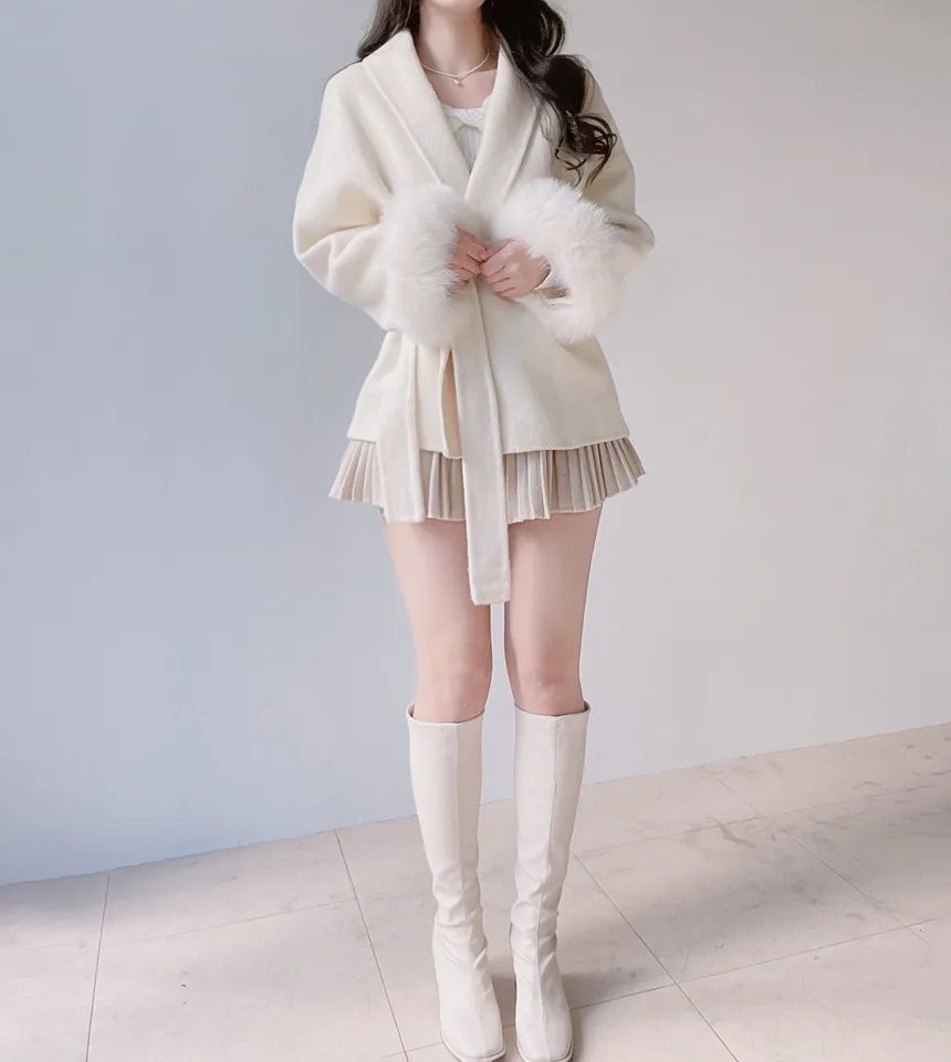 オフショルダーツイストニット | mirangmirang | 詳細画像14