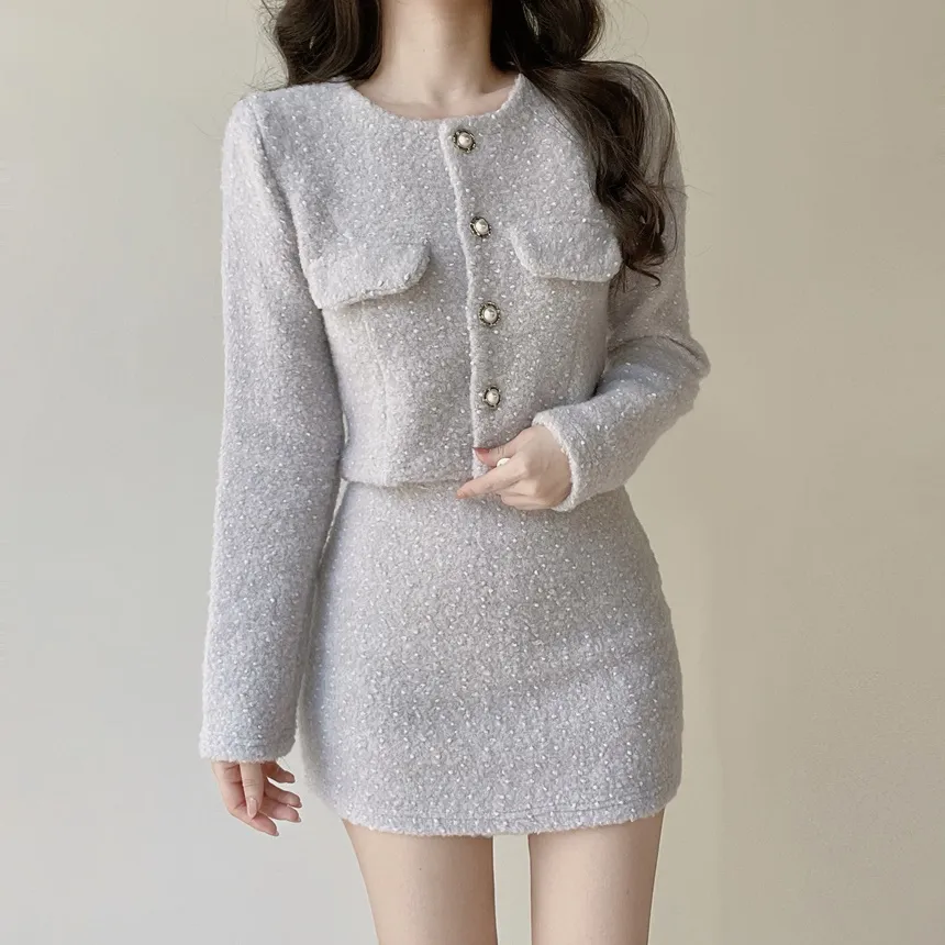 エコファーHラインミニスカート | mirangmirang | 詳細画像12