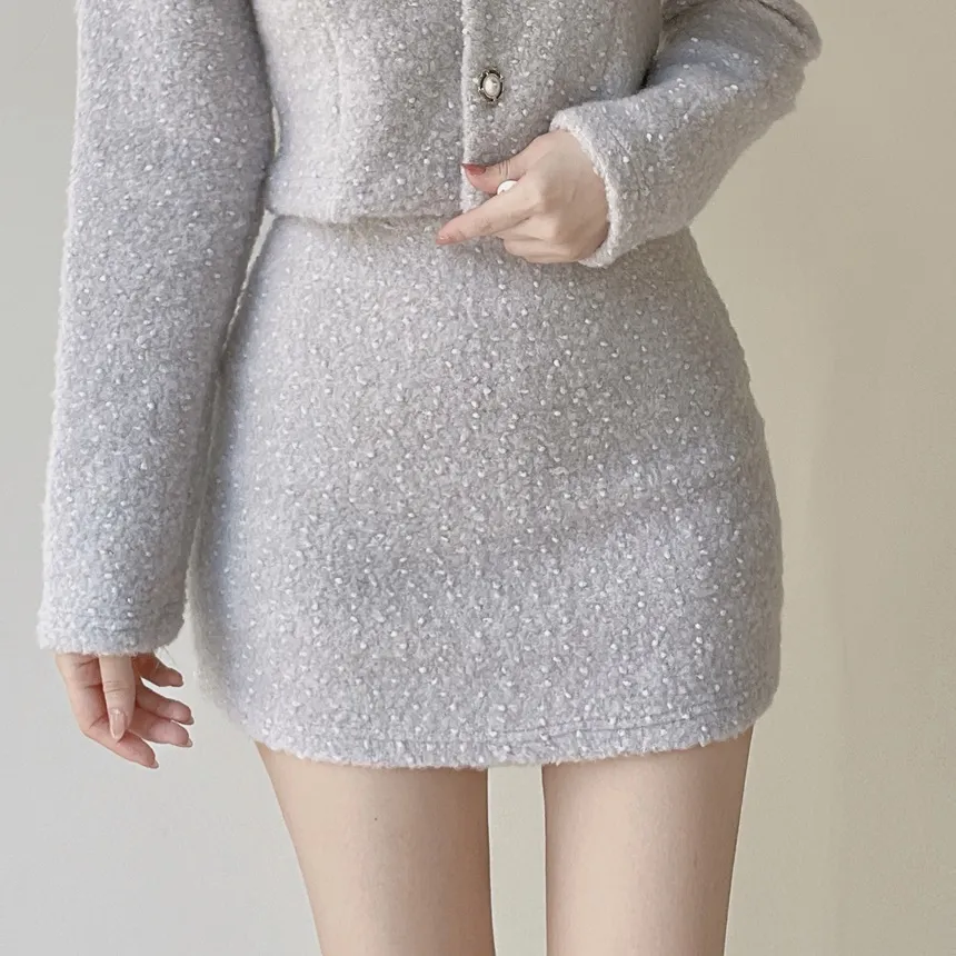 エコファーHラインミニスカート | mirangmirang | 詳細画像19