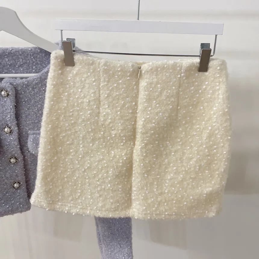 エコファーHラインミニスカート | mirangmirang | 詳細画像22