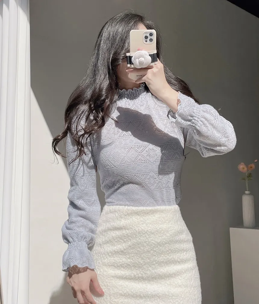 ツイードHラインミニスカート | mirangmirang | 詳細画像6