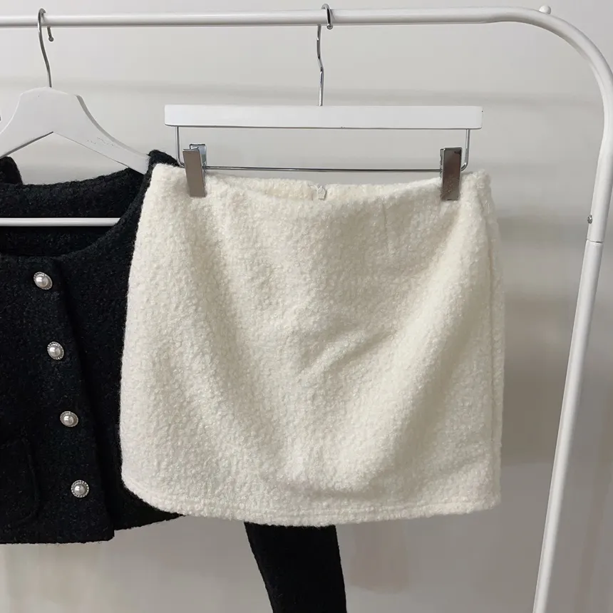 ツイードHラインミニスカート | mirangmirang | 詳細画像34