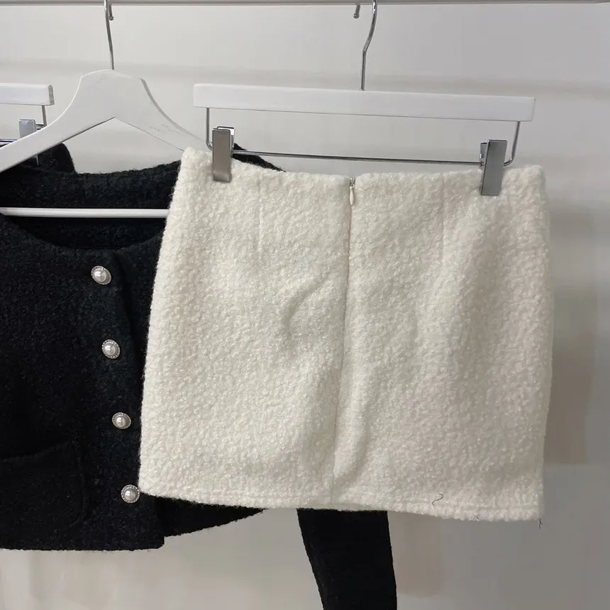 ツイードHラインミニスカート | mirangmirang | 詳細画像35