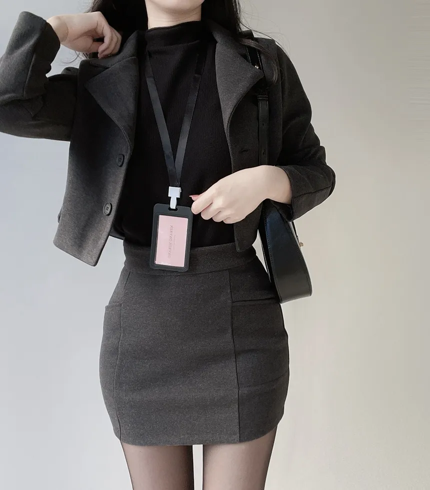 メルトンタッチカラークロップドジャケット | mirangmirang | 詳細画像6