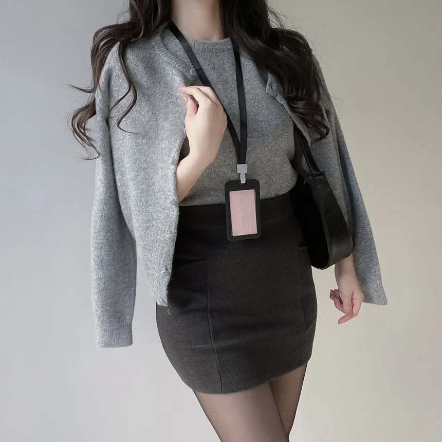 メルトンタッチカラークロップドジャケット | mirangmirang | 詳細画像16