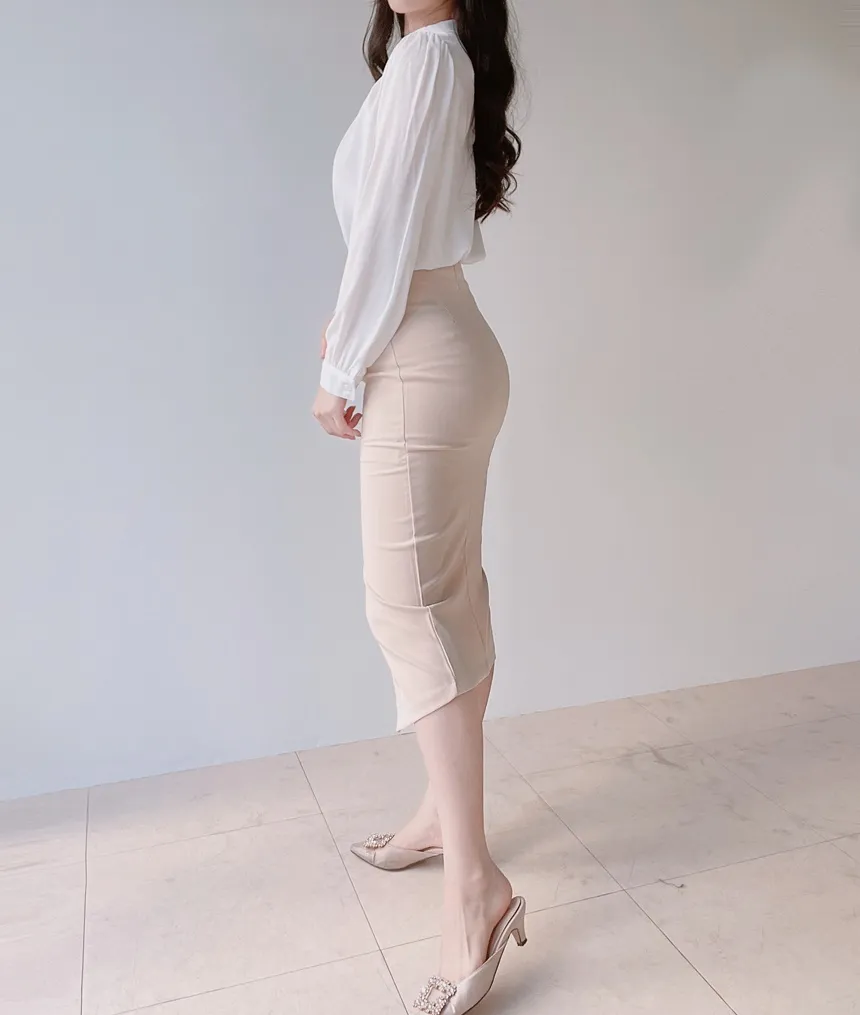 スリットピンタックブラウス | mirangmirang | 詳細画像6