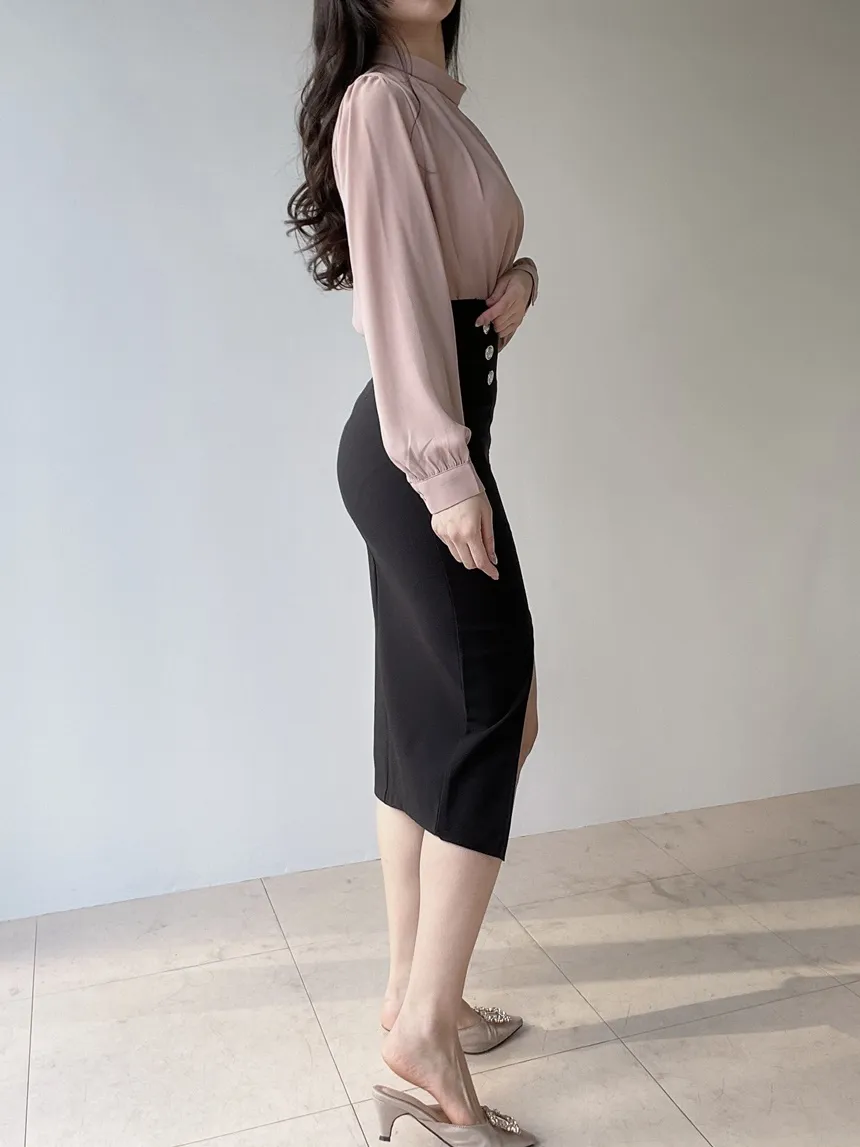 スリットピンタックブラウス | mirangmirang | 詳細画像22