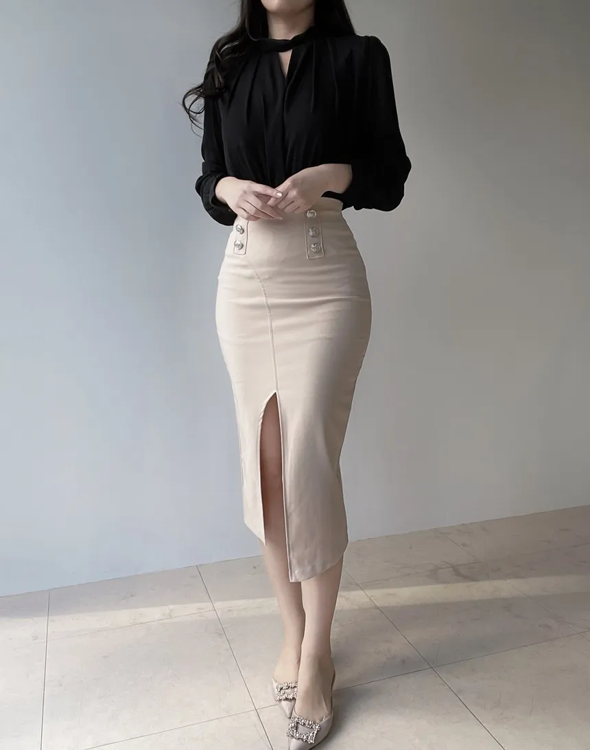 スリットピンタックブラウス | mirangmirang | 詳細画像27