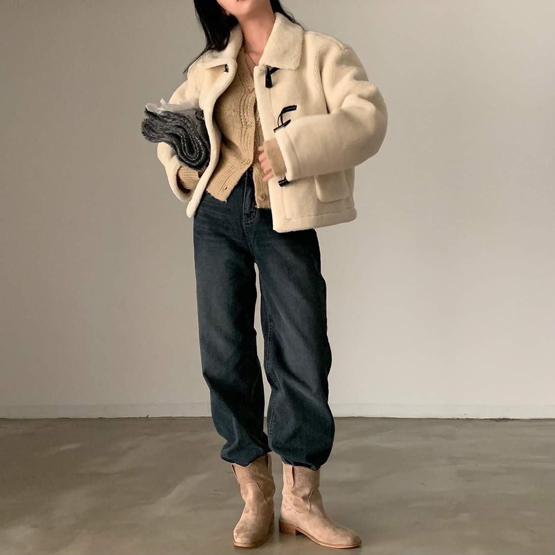 ボアトグルボタンショート | 詳細画像3