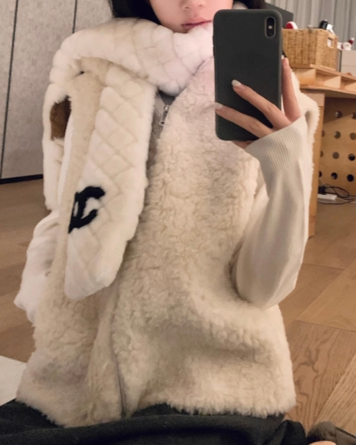 両起毛ジップアップフードポケットベスト | 詳細画像8