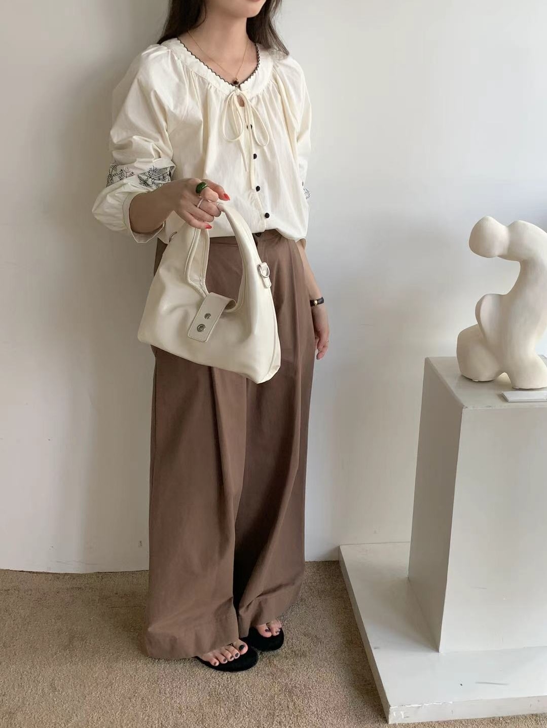 レザー調ショルダーバッグ2WAY | 詳細画像2