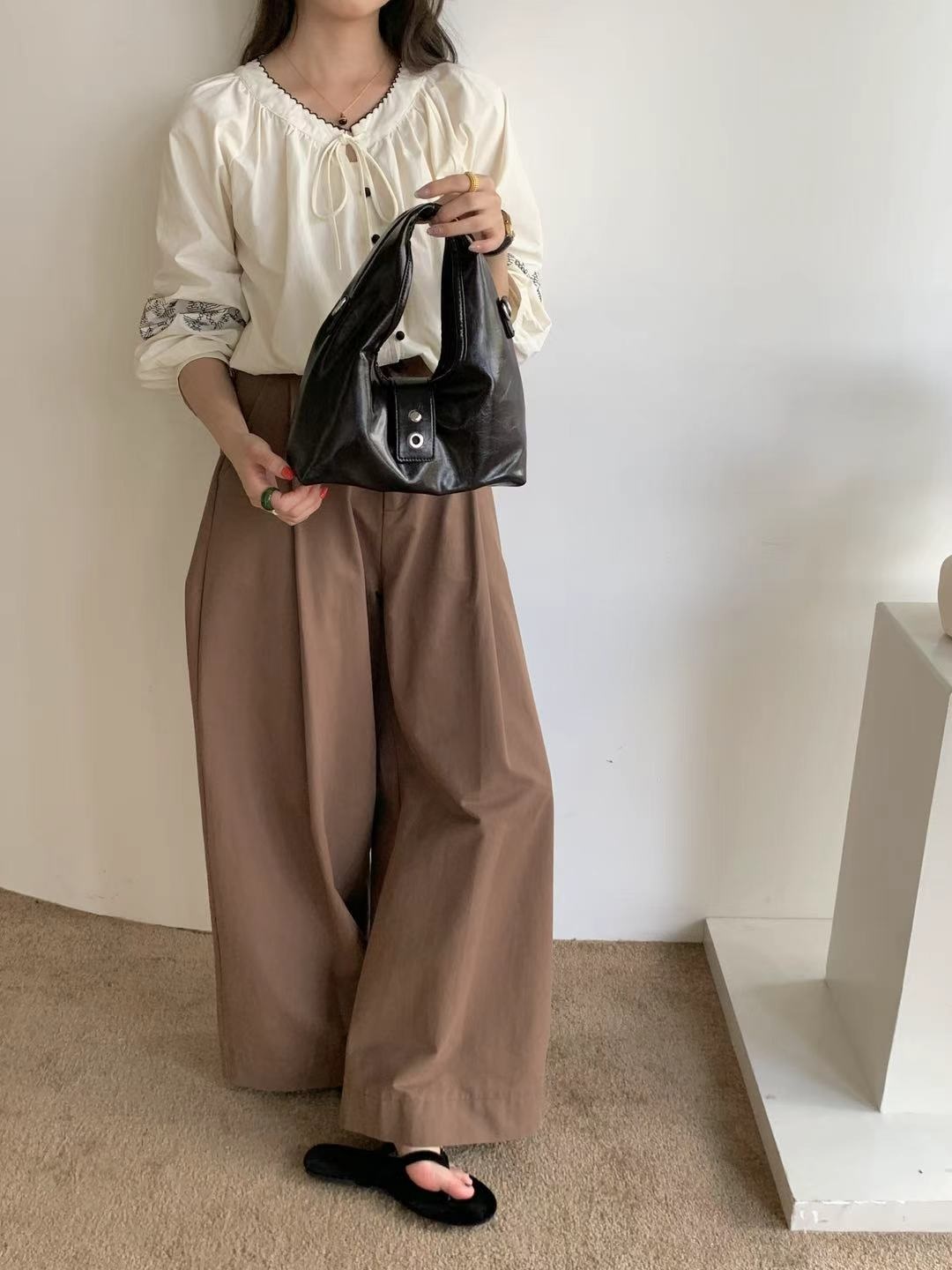 レザー調ショルダーバッグ2WAY | 詳細画像9