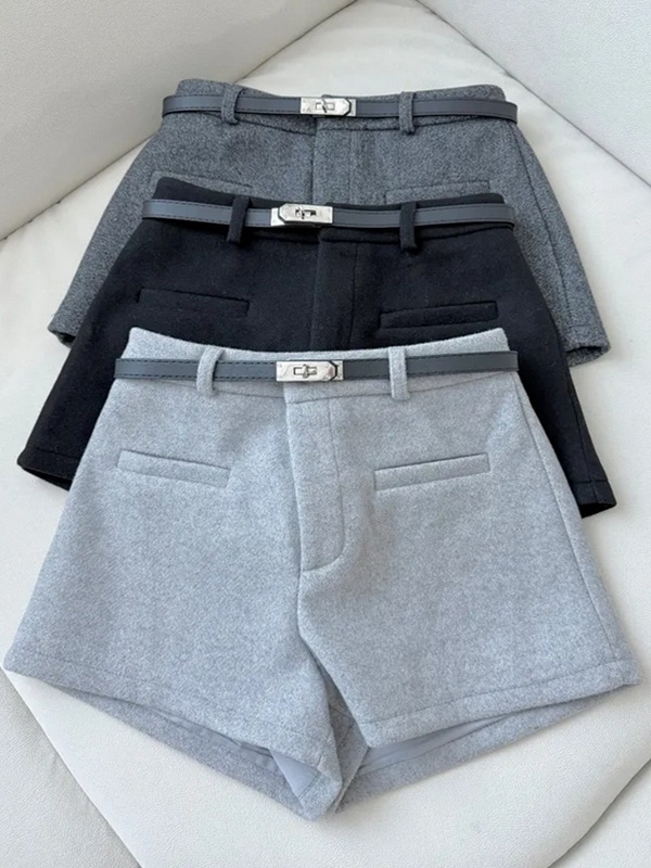 メルトンタッチショートショートパンツベルト付 | 詳細画像8