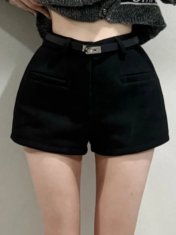 メルトンタッチショートショートパンツベルト付 | 詳細画像2