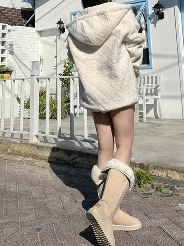 エコファージップアップフードポケットボクシールーズジャンパー | 詳細画像5